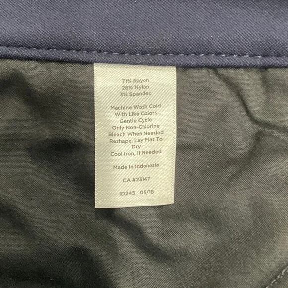 Talbots Women’s Navy Dress Pants - Picture 5 of 5